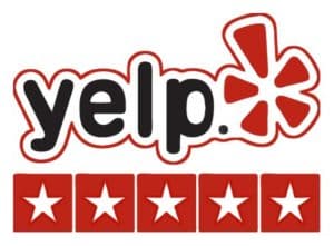 Yelp 5 star feedback