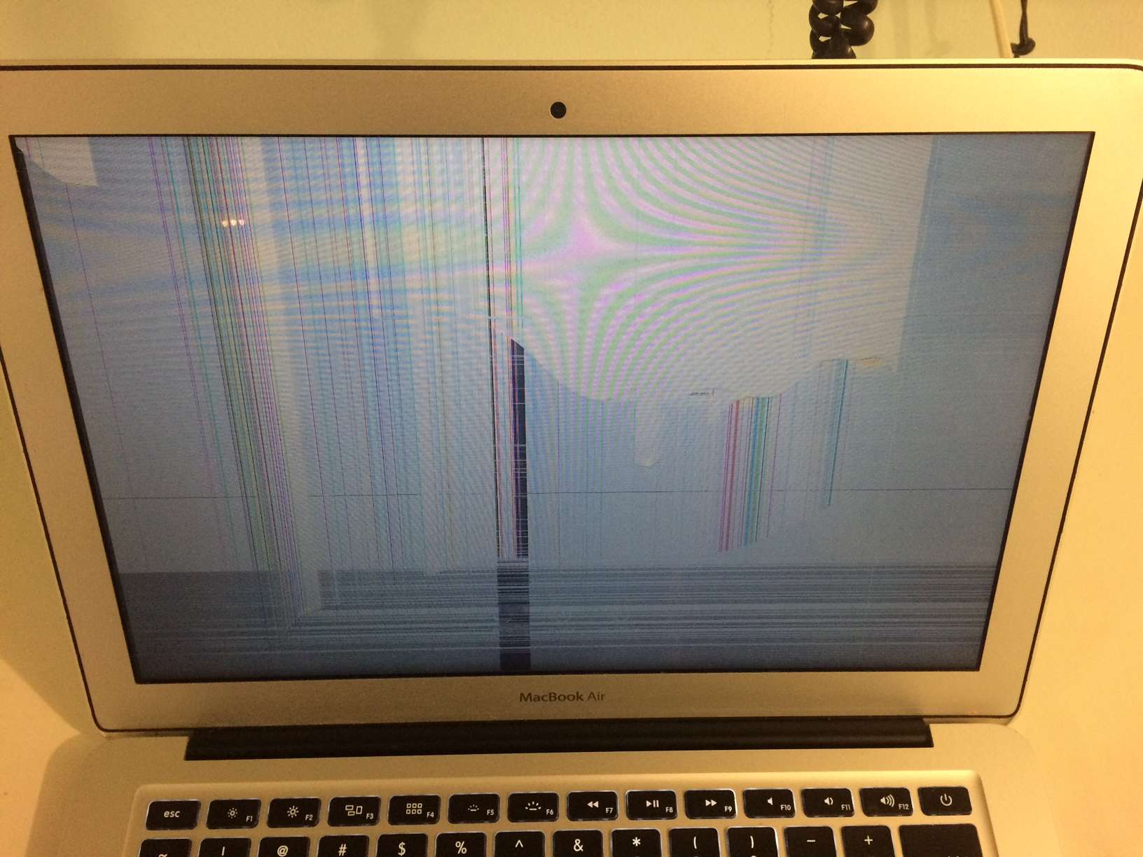 MacBook Air Display Cracked