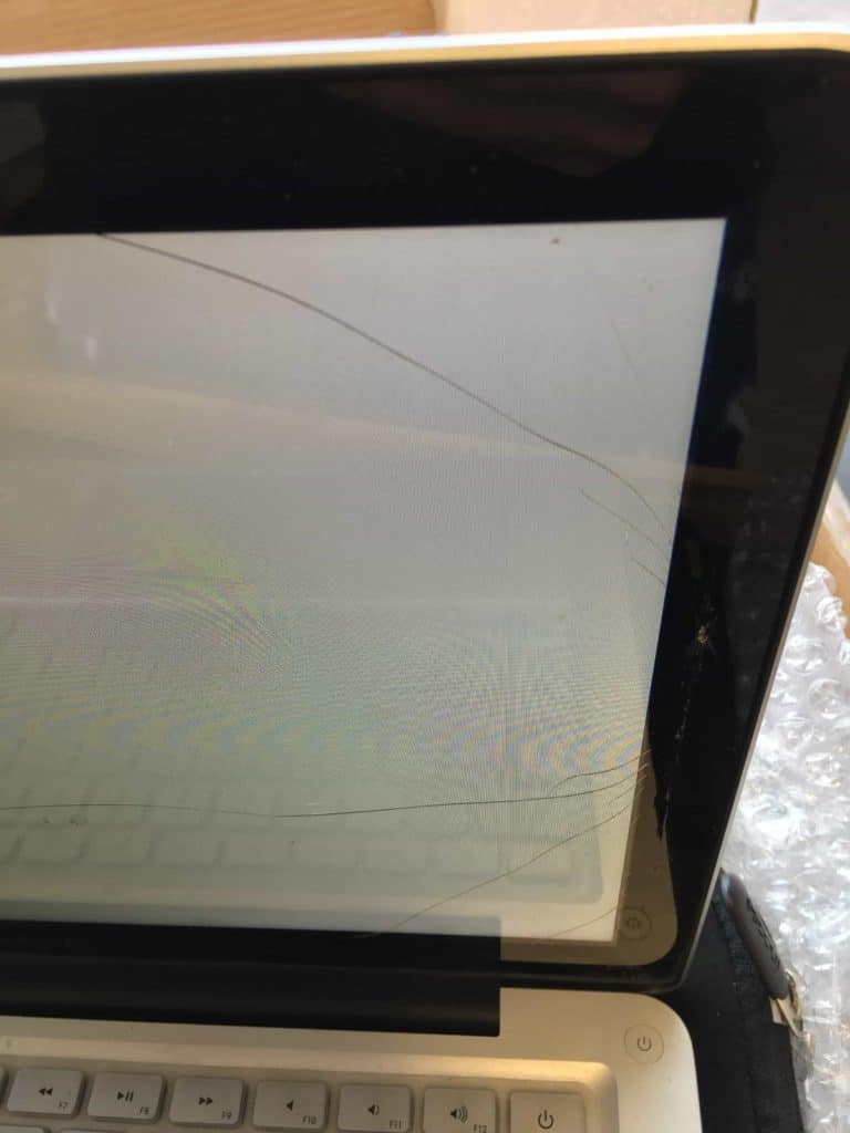 A1278 MacBook Pro Glass Cracked