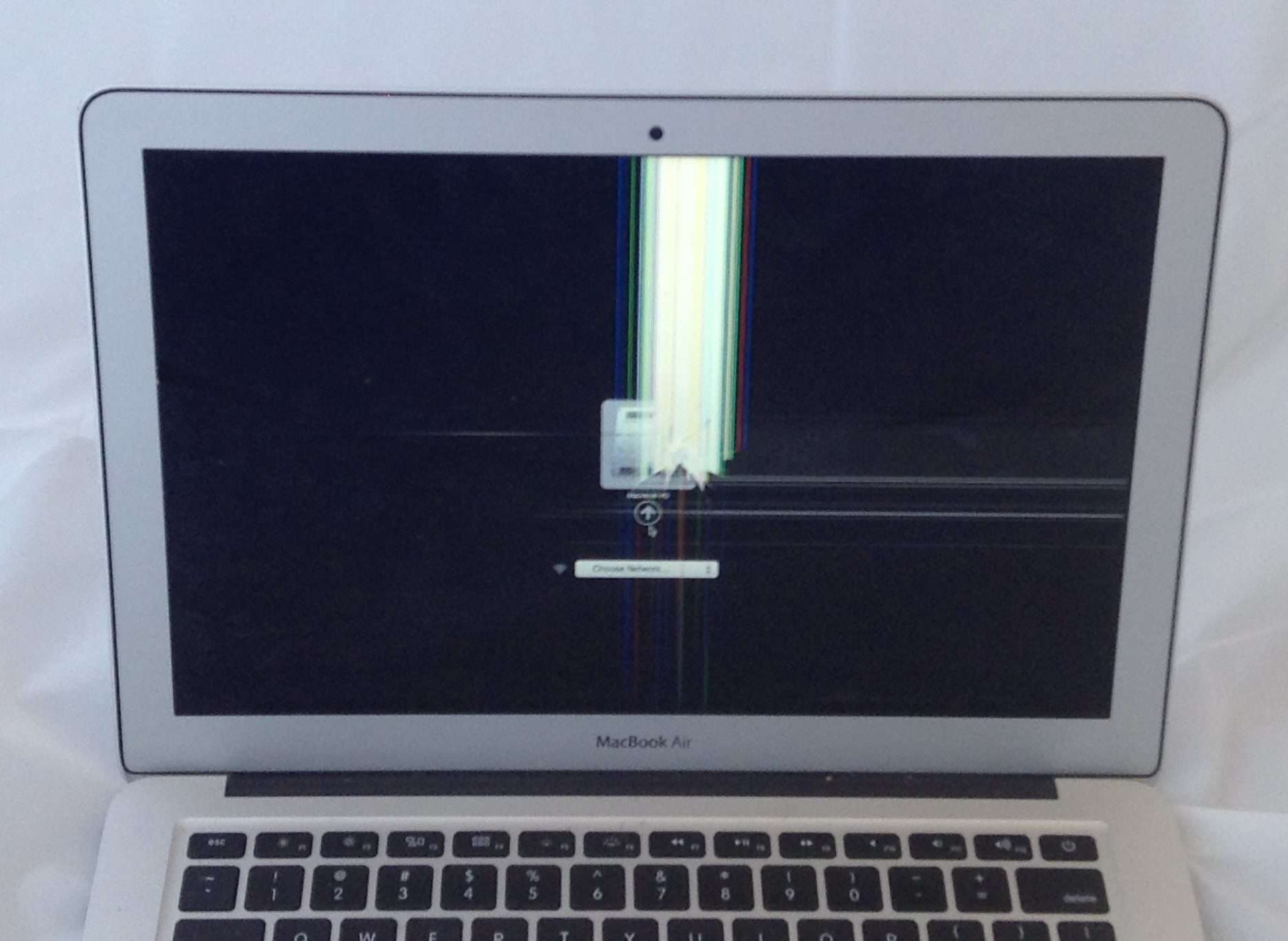 MacBook Air Cracked LCD