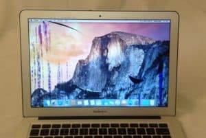 MacBook Air with LCD Damage