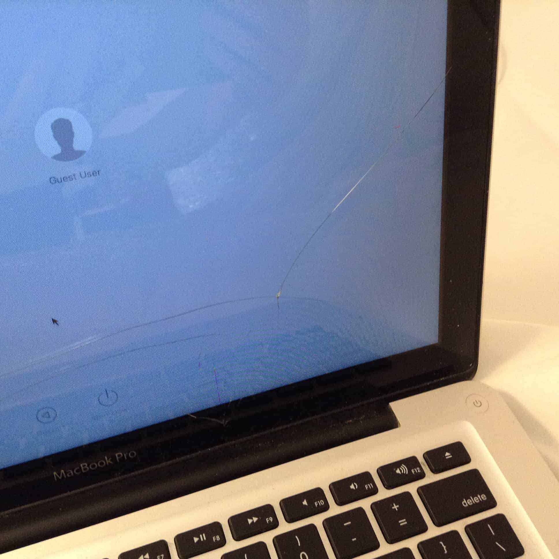 MacBook Pro a1278 broken glass