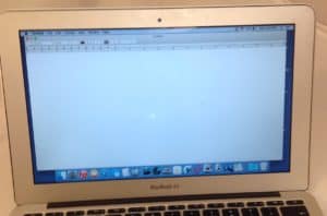 MacBook Air with LCD Blemish