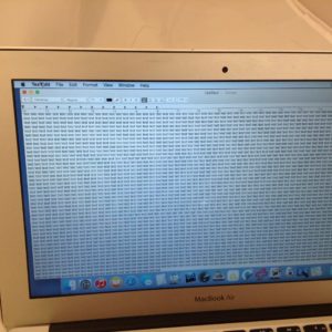 MacBook Air with LCD Blemish