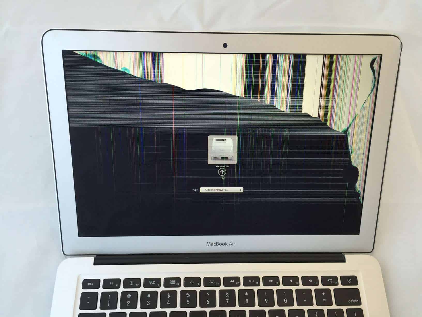 MacBook Air with Damaged LCD