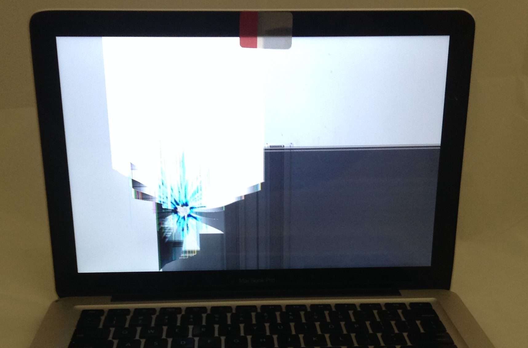 Cracked LCD MacBook Pro