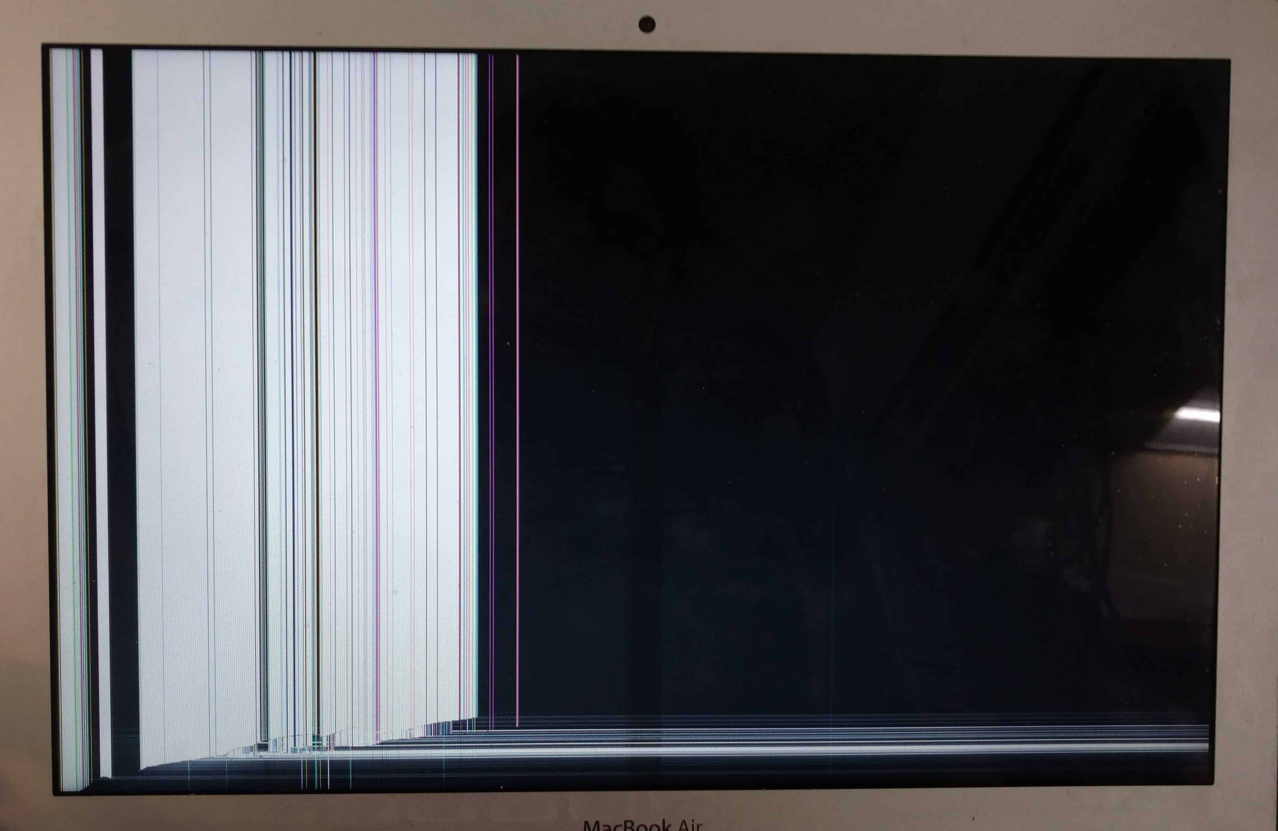 MacBook Air Cracked Screen