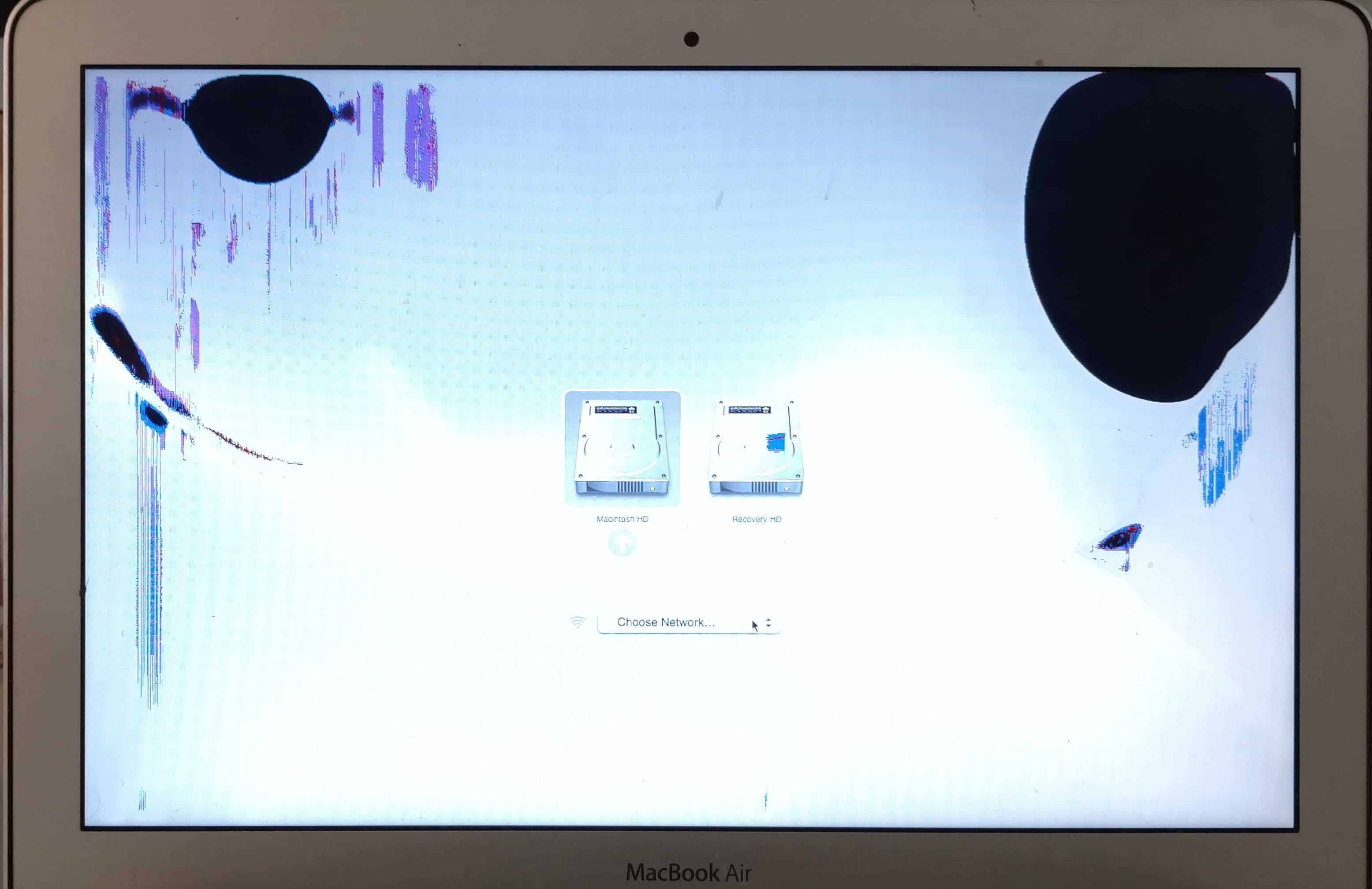 Broken MacBook Air Screen