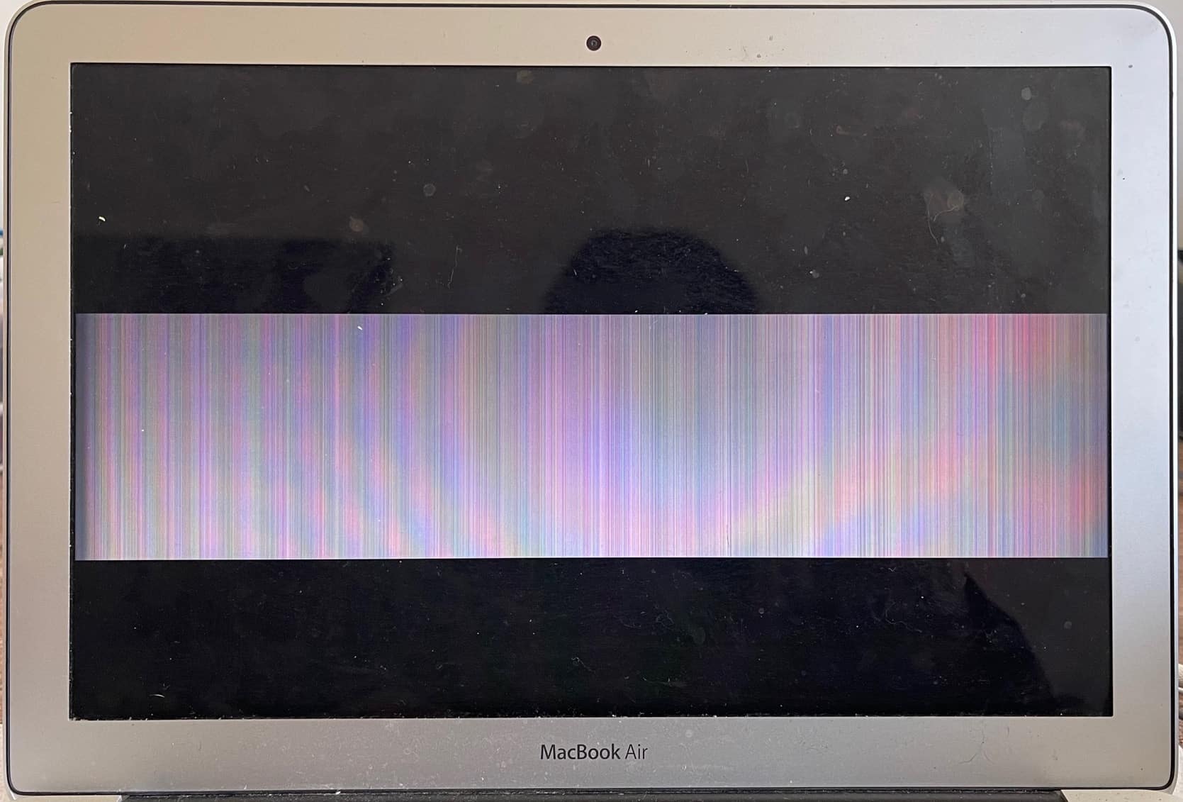 MacBook Air with Horizontal Bar