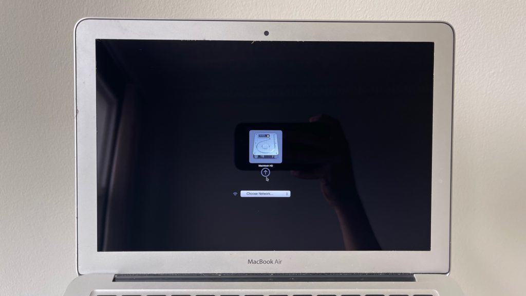 13 Inch 2017 MacBook Air With Crack On Center Of Screen Repaired 3 Repaired Screen on 13" MacBook Air
