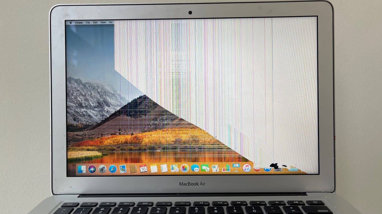 Badly Cracked Macbook Air Fixed Mac Screen Repair