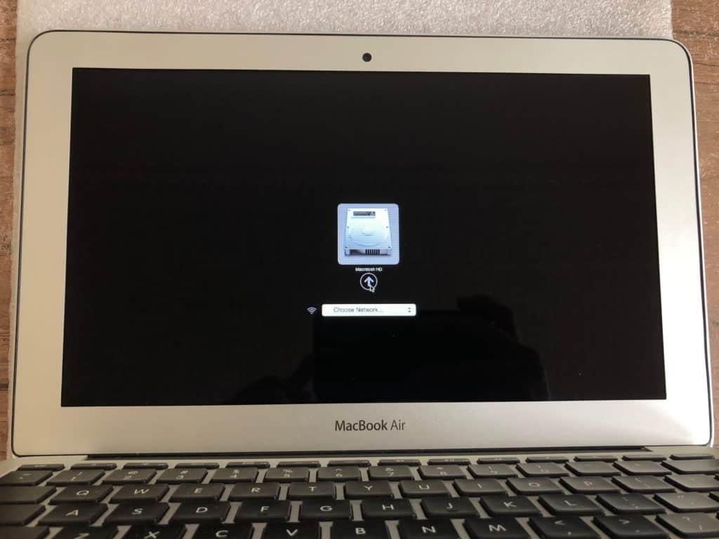 MacBook Air With Distorted Bars - Discoloration On Screen 3 MacBook Air with New LCD panel installed.