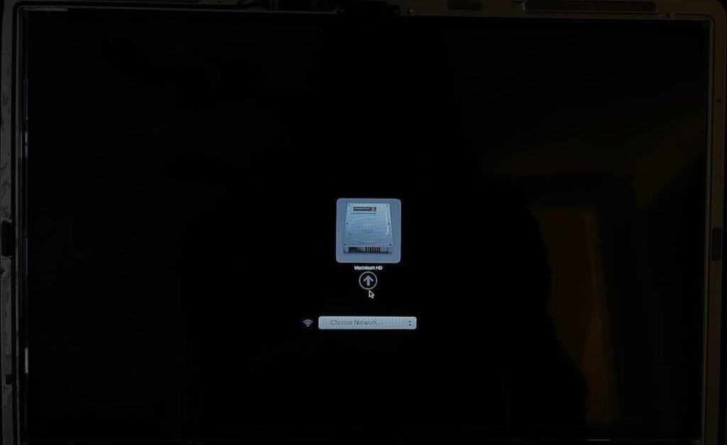 MacBook Air display repair with LCD only replacement 5 Crack at top left MacBook Air Repaired