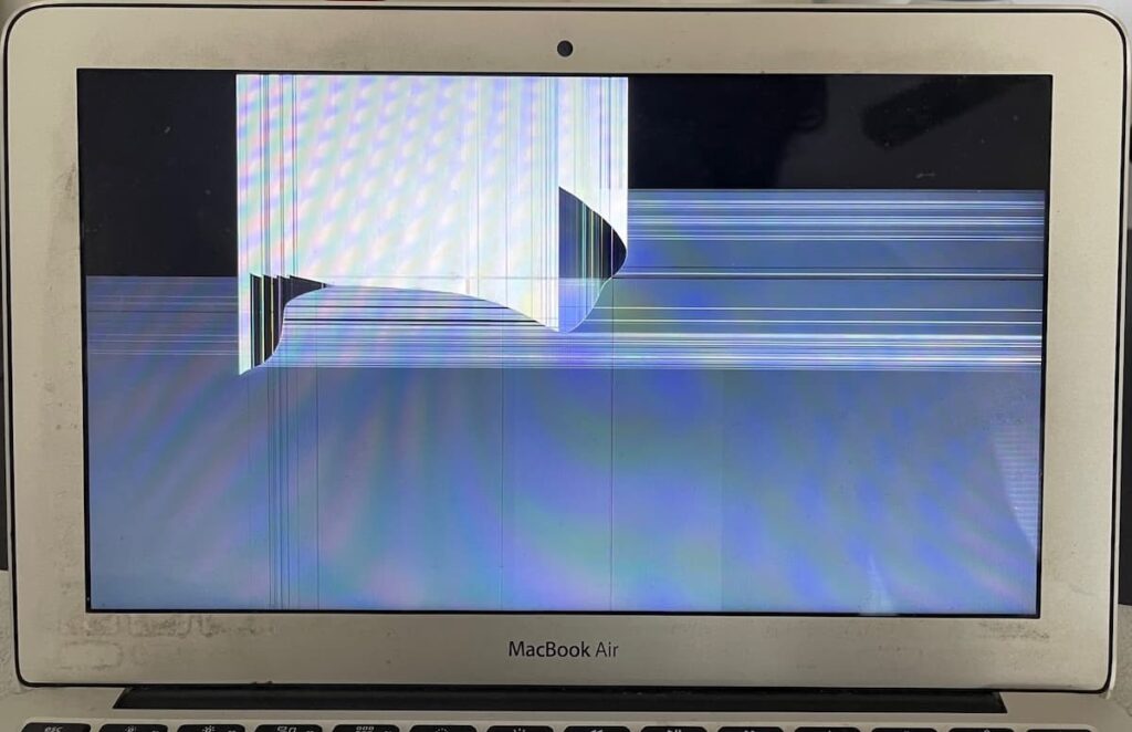 11 inch macbook Air cracked screen