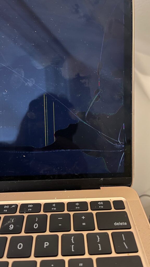 Crack on screen