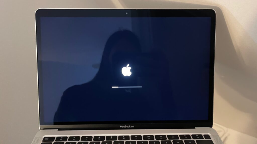 MacBook Air Two Cracks in Screen 5 Repaired MacBook Air screen