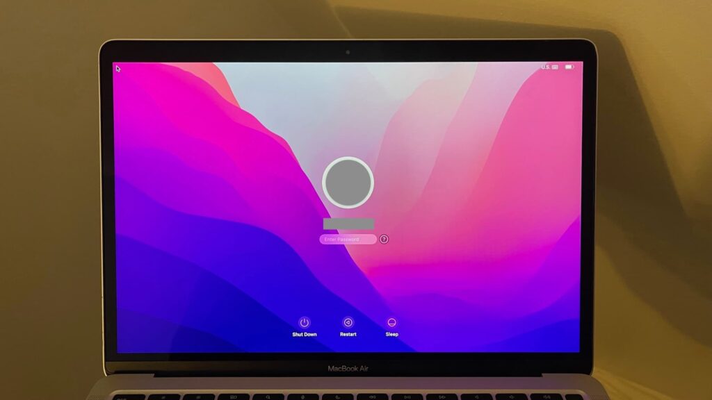 Repaired MacBook Air screen