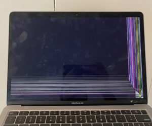MacBook Air Screen Repair 27 A2337 Cracked bottom right